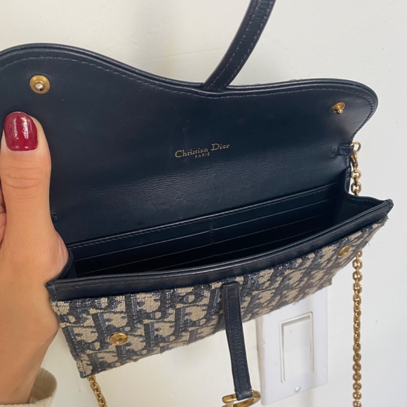 *authentic* Christian Dior Saddle Purse with wallet - Picture 4 of 11